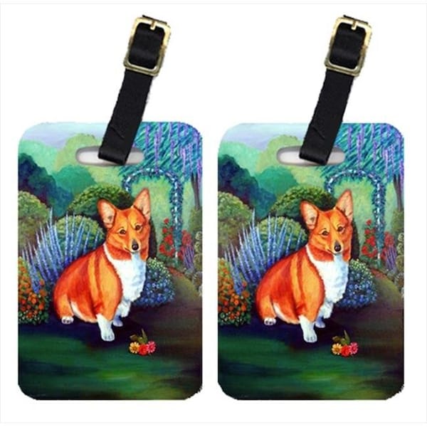 Carolines Treasures 7118BT Pembroke Corgi Luggage Tags; Pack - 2 7118BT - main